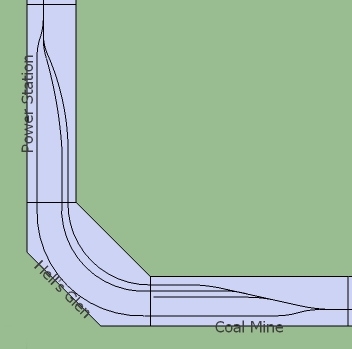 The Hell's Glen Mine and Power Station complex